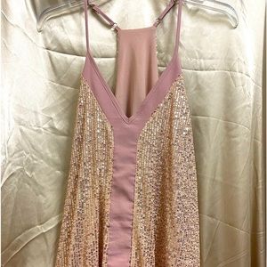Beautiful Sequin pink tank